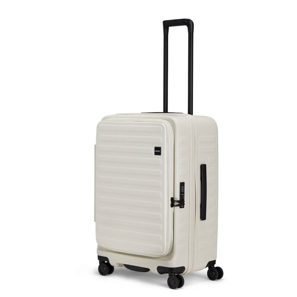 Koper Lojel Cubo Refresh Front Open Medium Size 25 Inch Hardcase Expansion - Linen