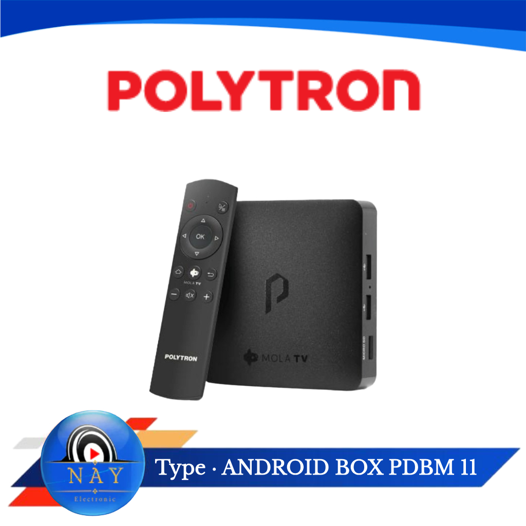 POLYTRON Smart TV Box ANDROID BOX PDBM 11 / Android TV Box Polytron