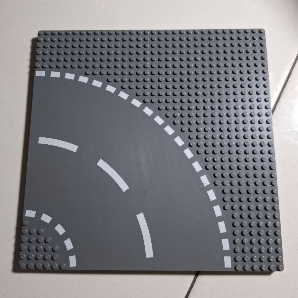 Baseplate Lego City Classic Grey Road Plates Second Original
