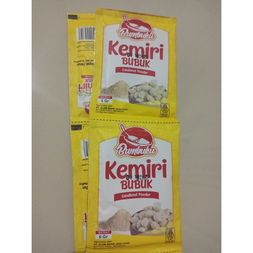 BUMBUKU KEMIRI BUBUK ECER RENCENG SACHET MURAH 1000