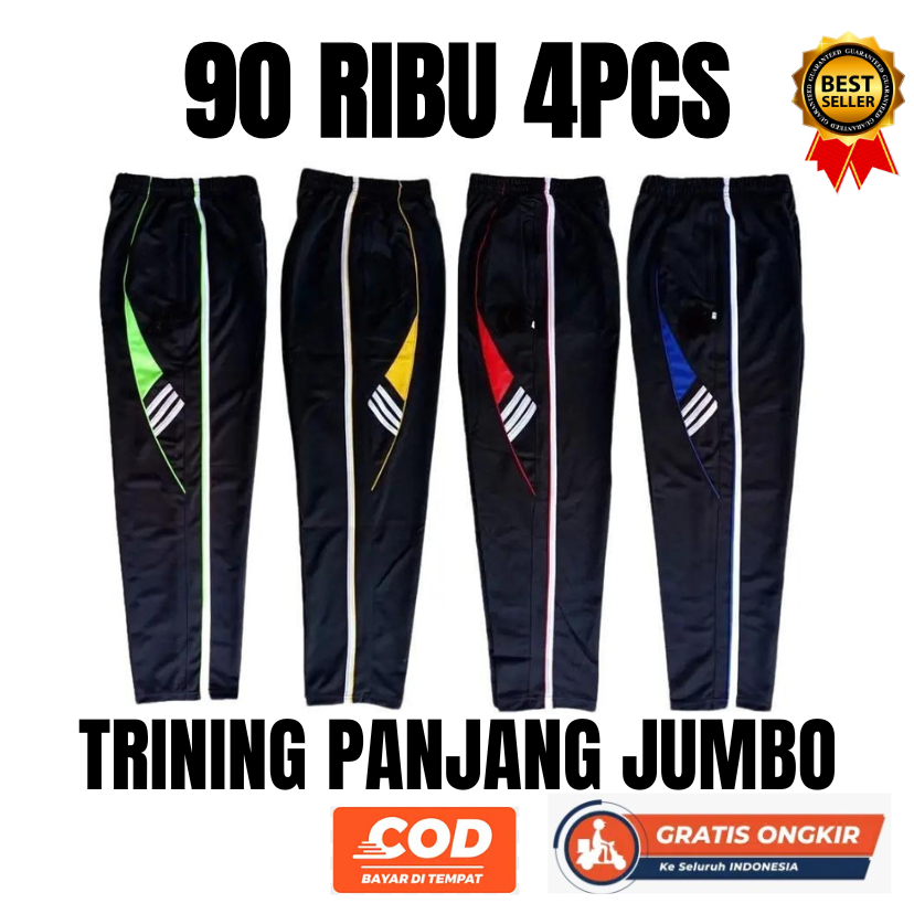 CELANA TRINING PANJANG SPORT JUMBO XL-XXL OLAH RAGA UNISEX PRIA WANITA