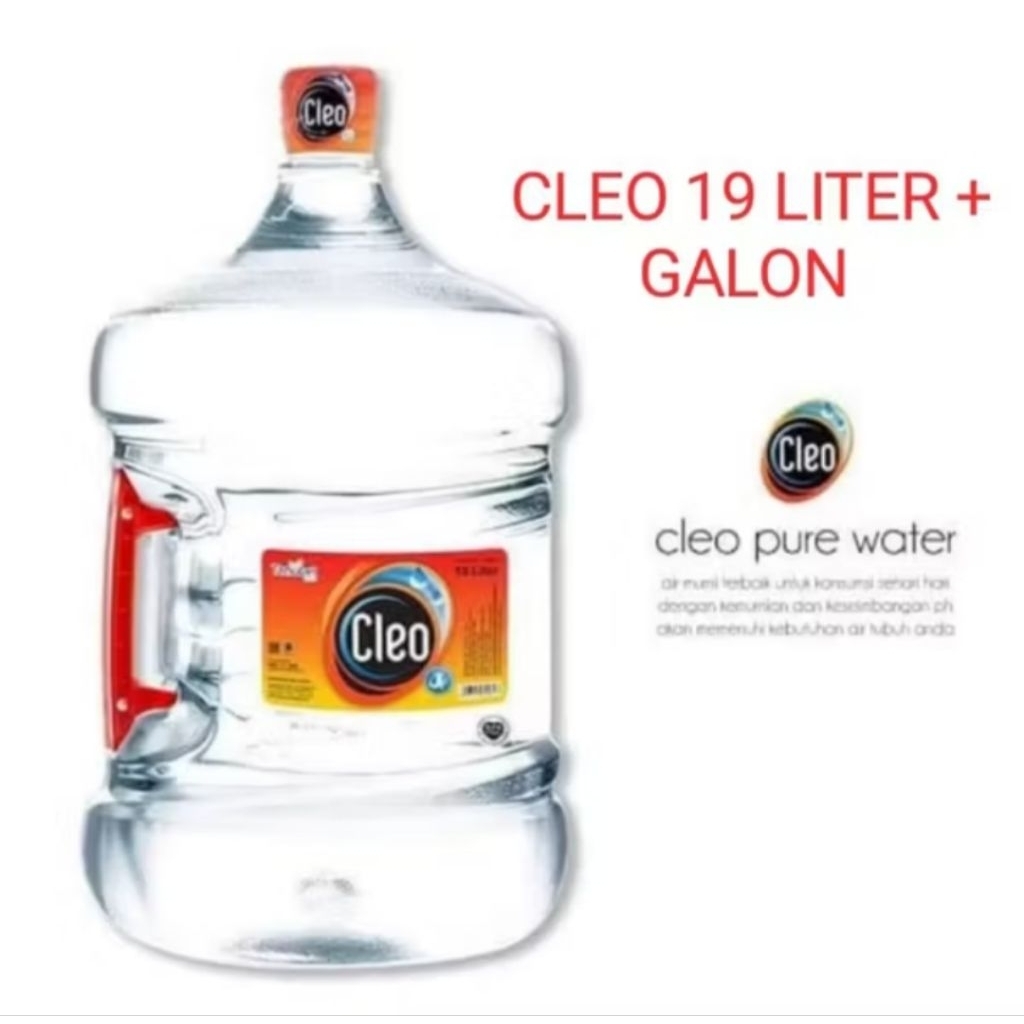Air Minum Galon + Air Cleo 19 Liter