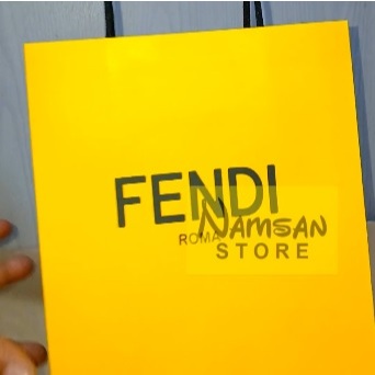 Paper bag hampers Fendi small tas kado hadiah ulang tahun