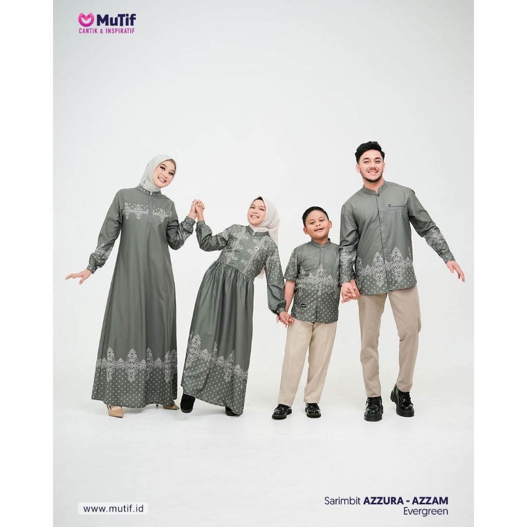 SARIMBIT MUTIF AZZURA - AZZAM EVERGREEN