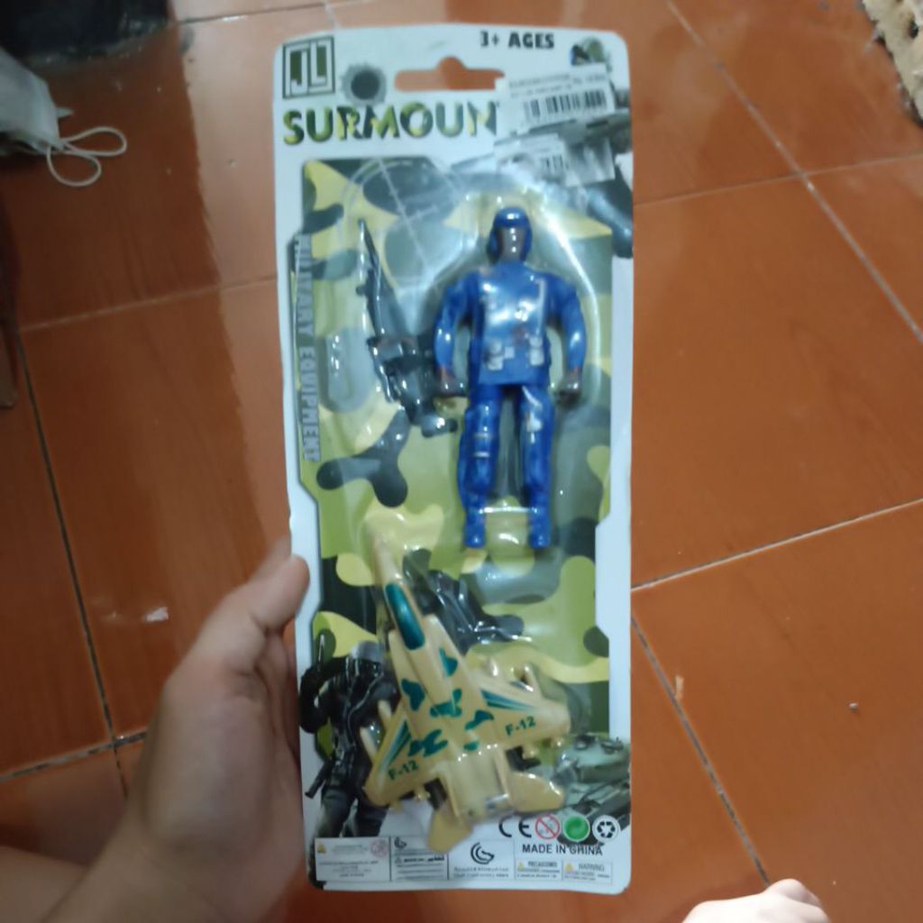 NEW/SEGEL - Mainan Anak Tentara Tentaraan SNI Mainan Anak Pesawat TNI