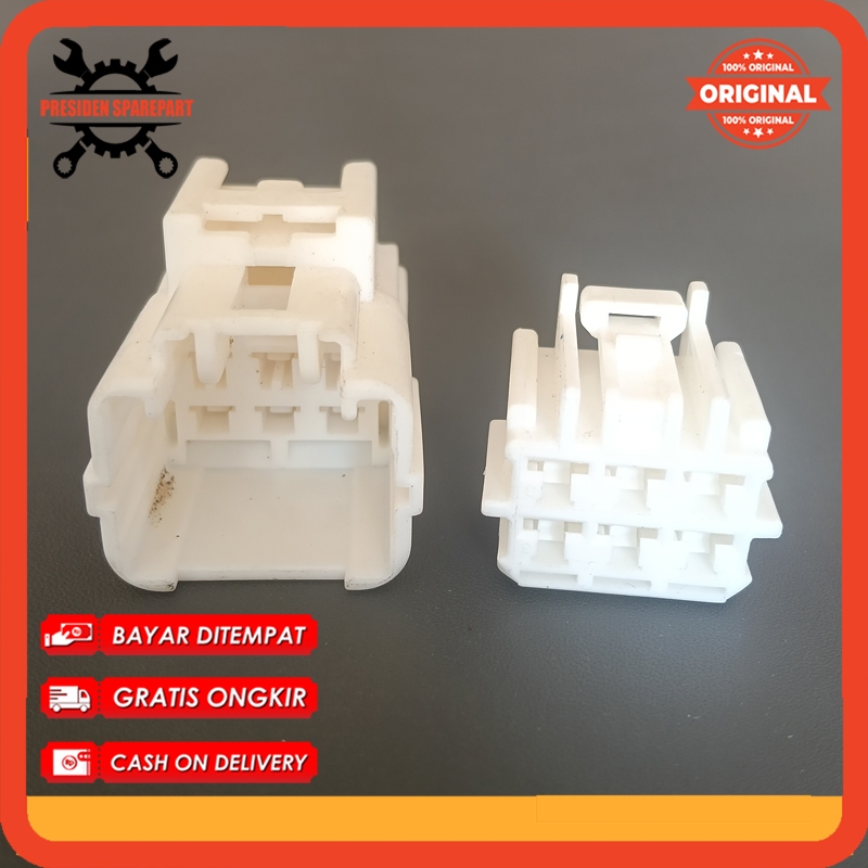 SOKET PIN 6 KOSONGAN NON SEKUN KUNCI KONTAK MOBIL AVANZA XENIA SIENTA SIGRA CALYA RUSH TERIOS ORIGIN