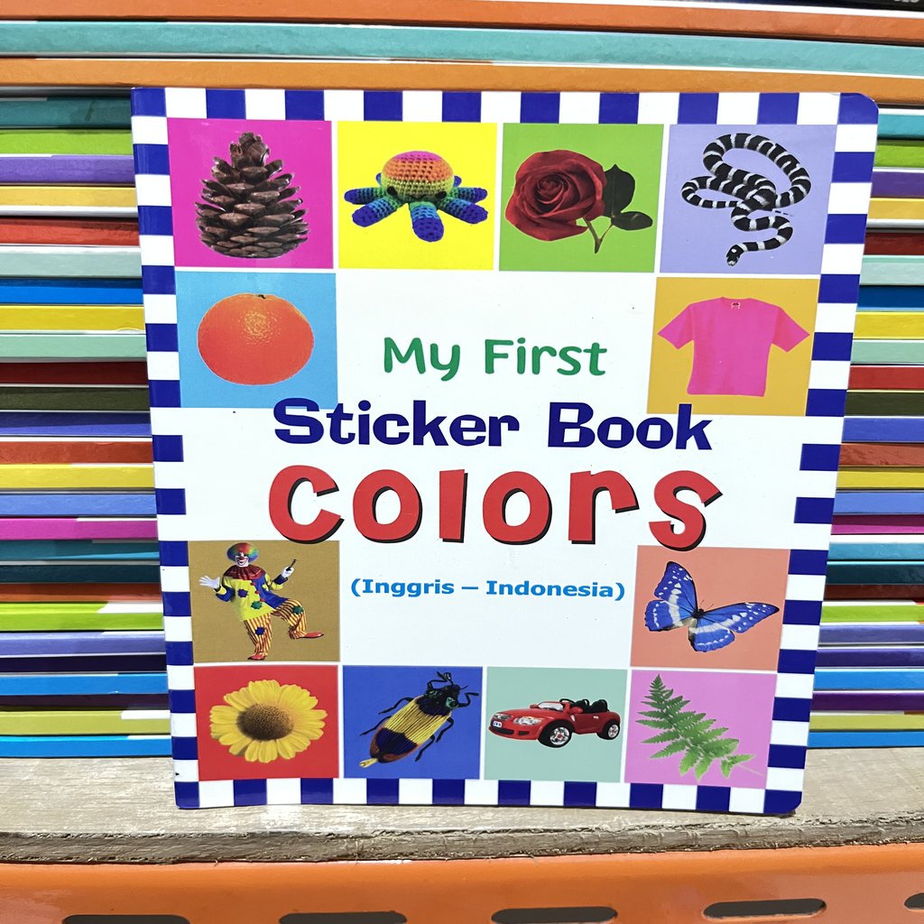 BUKU MY FIRST STIKER BOOK COLORS