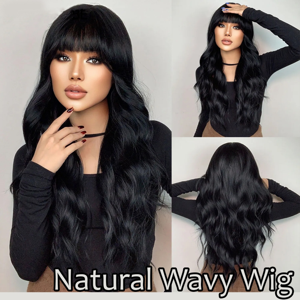 Rambut Palsu Panjang Model Gelombang - Rambut Palsu Wanita - Rambut Palsu Perempuan - Rambut Palsu G