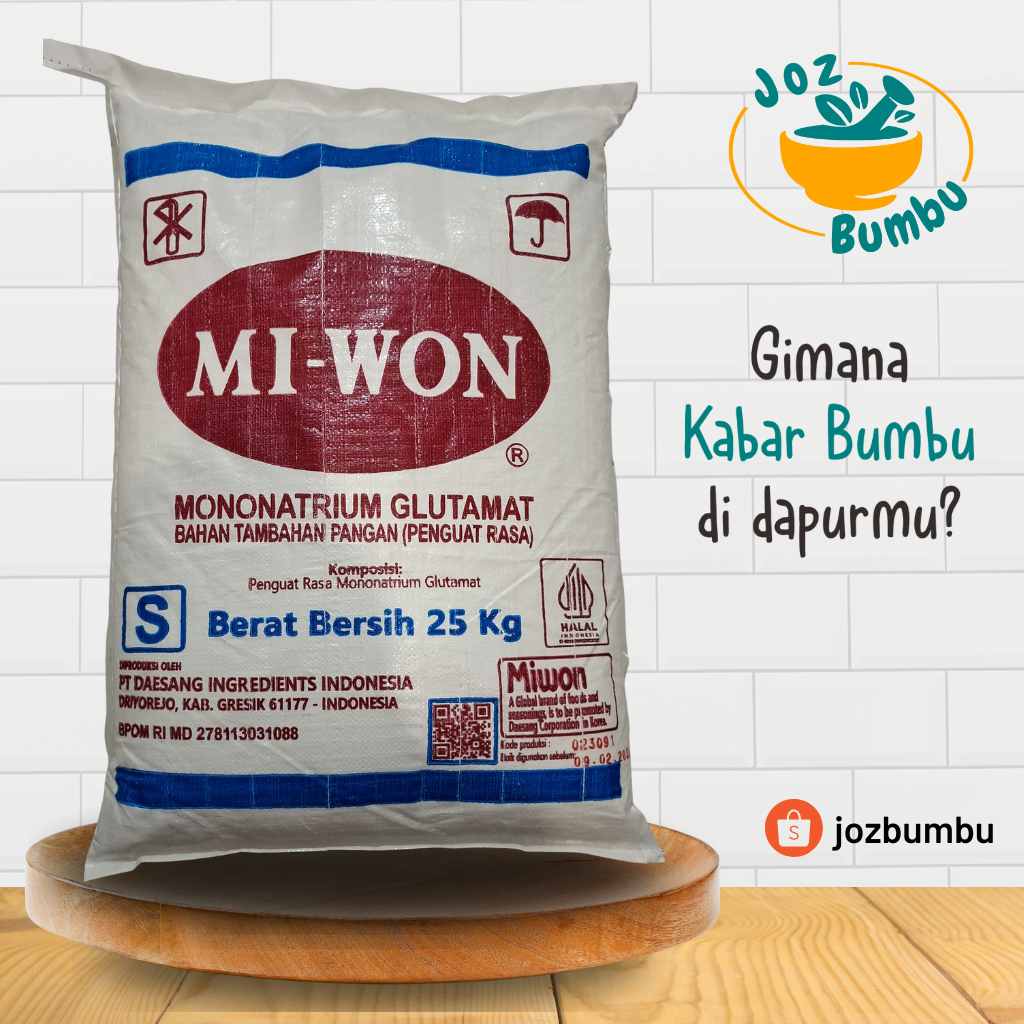 MIWON BULK 25 KG S (BUTIRAN HALUS) | MIWON