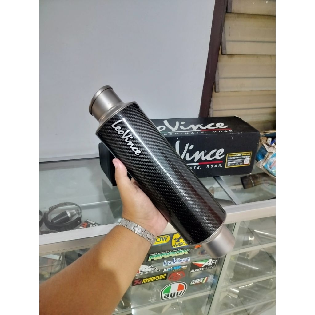 Leovince GP CORSA carbon matte original