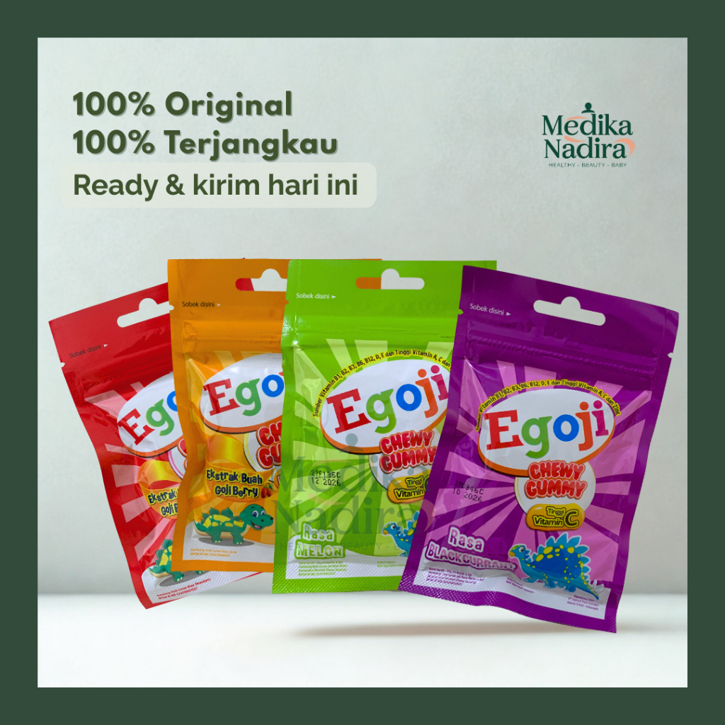 Egoji Chewy Gummy  Vitamin C Sachet 10 Butir -  Vitamin kunyah