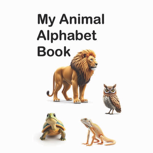 Kartu Huruf Abjad Belajar Bahasa Inggris Nama Binatang Hewan