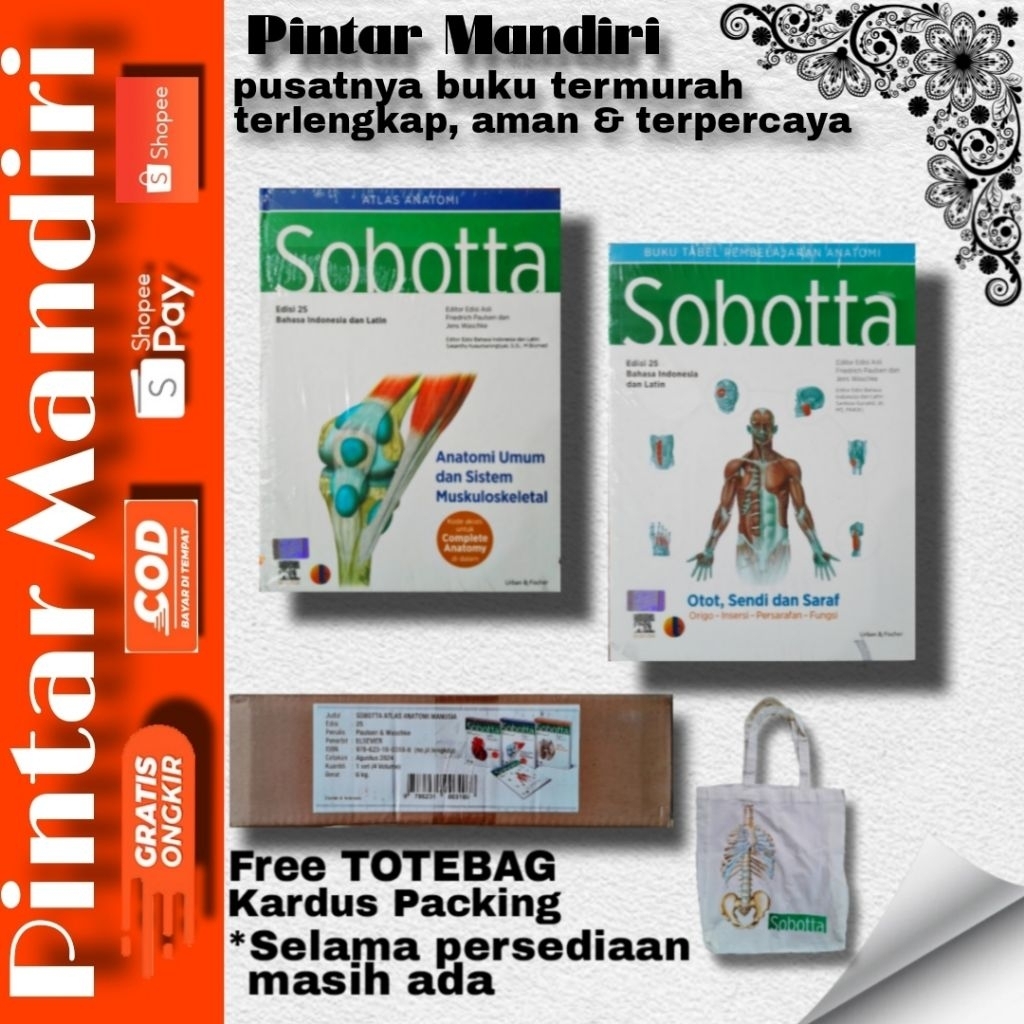 [ Original ] SOBOTTA Atlas Anatomi edisi 25