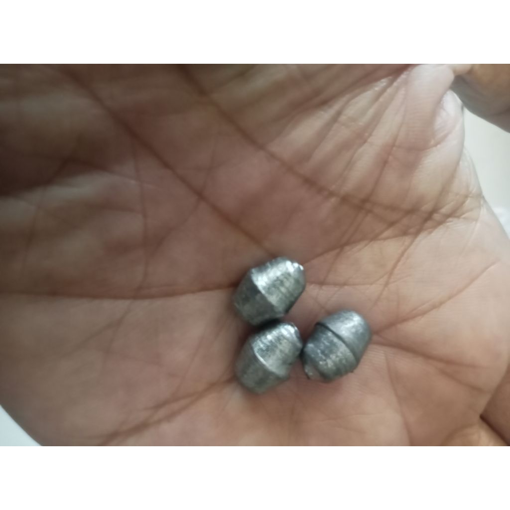 timah pancing/timah kapsul/timah melinjo/Galatama, perbiji