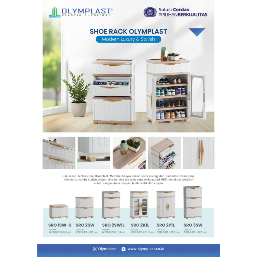 RAK SEPATU OLYMPLAST