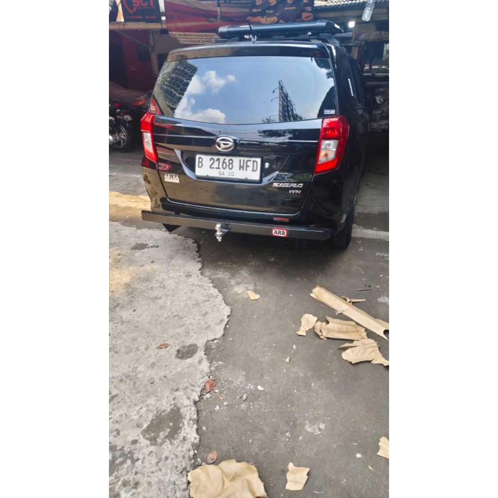 Towing pengaman bemper belakang mobil Toyota calya sigra model arb