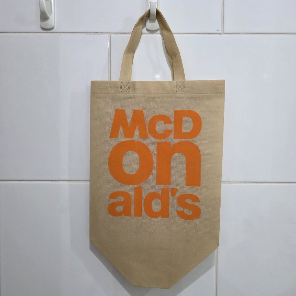 Spunbond McD | Tas Spunbond Preloved | Tas Belanja Ramah Lingkungan | Tas Serbaguna Murah