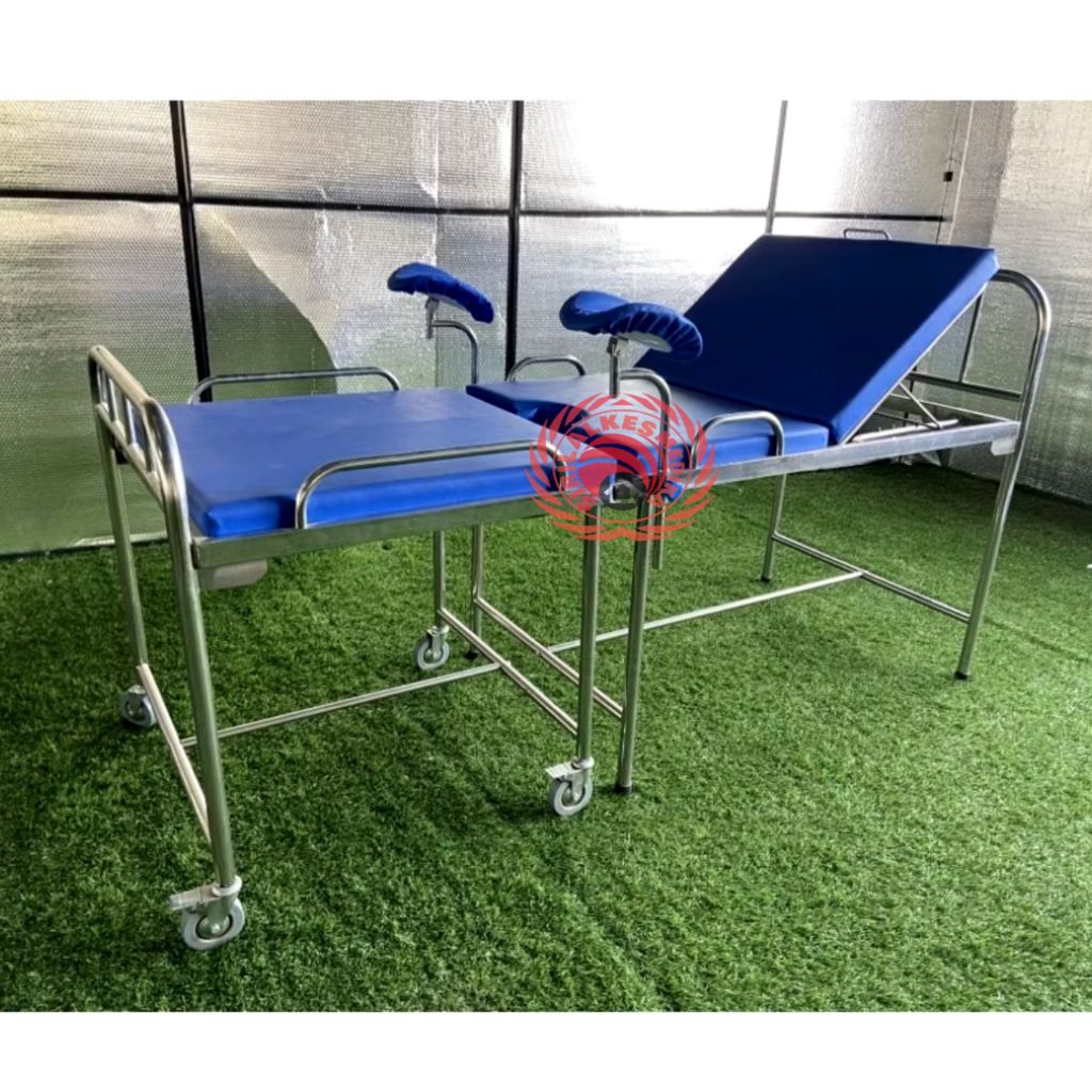 Bed verlos stainless/Bed verlos/bed persalinan