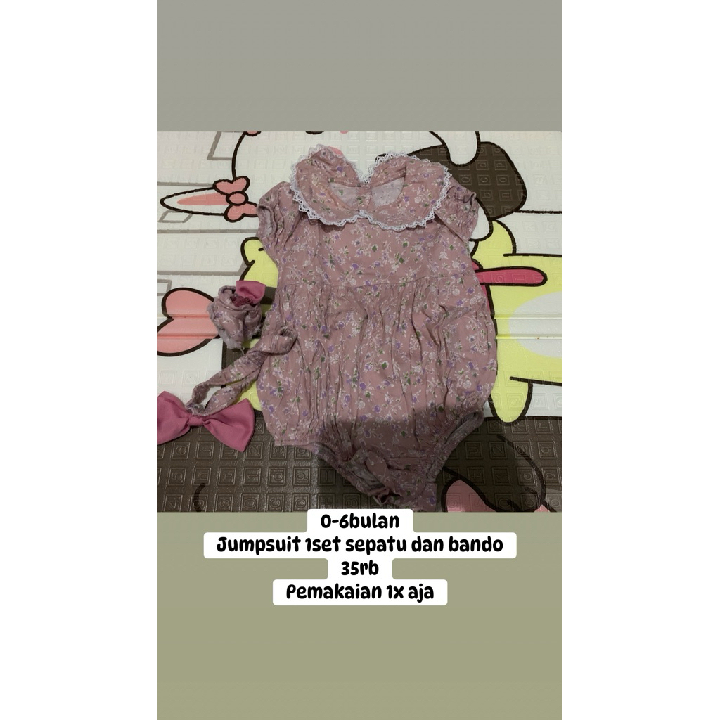 jumpsuit bayi perempuan