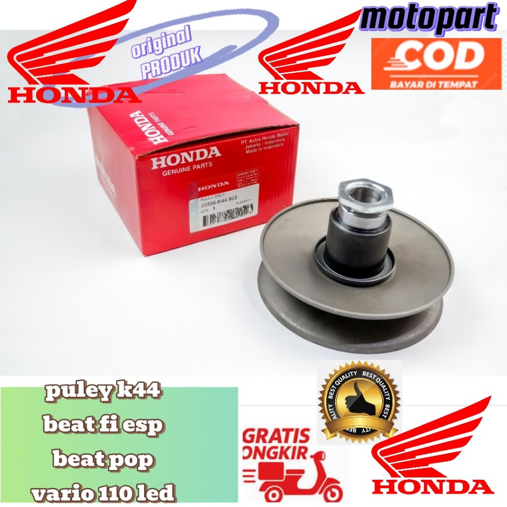 puli belakang beat k44 puli beat fi Puli beat esp Pulley beat fi Pulley beat esp k44 cvt beat fi