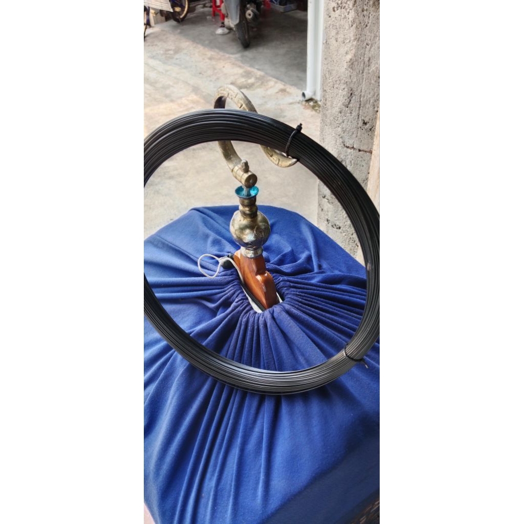 Ruji Fiber Hitam 1,5 mm Import Quality Panjang 100 Meter