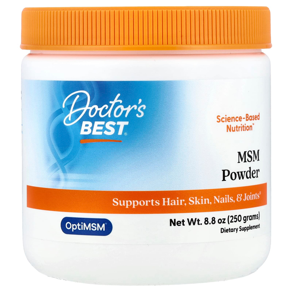 Doctor's Best MSM Powder with OptiMSM 250 g