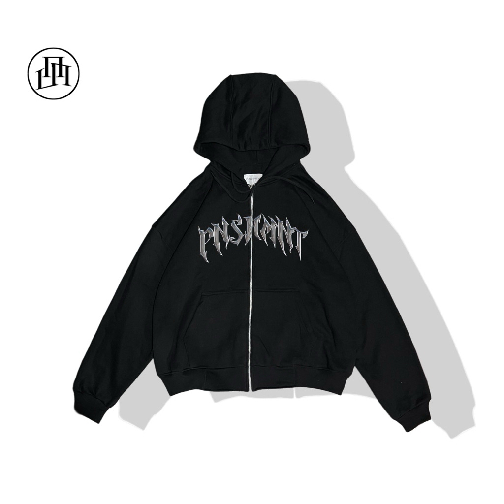 PUNISHMENT zipper boxy oversize 300gsm