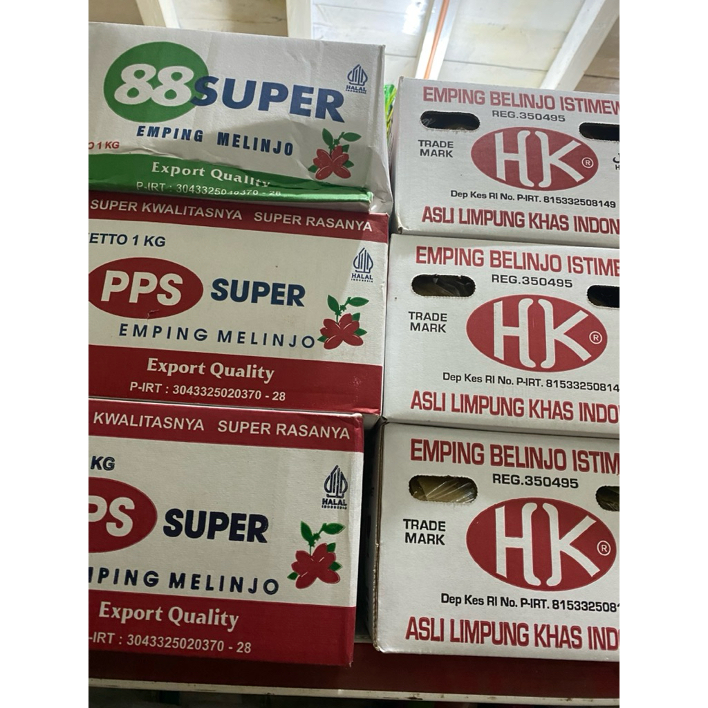 EMPING MELINJO  SUPER TIPIS KHAS LIMPUNG 1kg