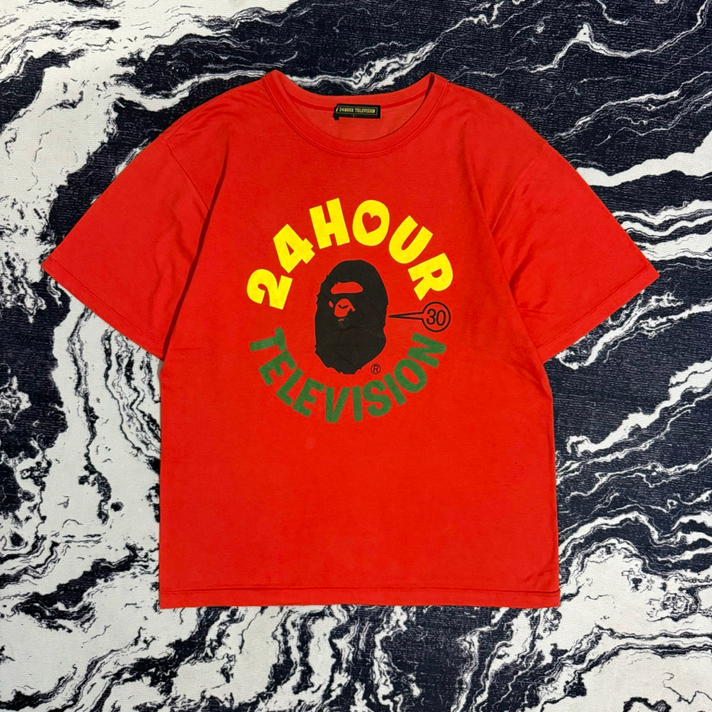 24hour television bape tshirt kaos