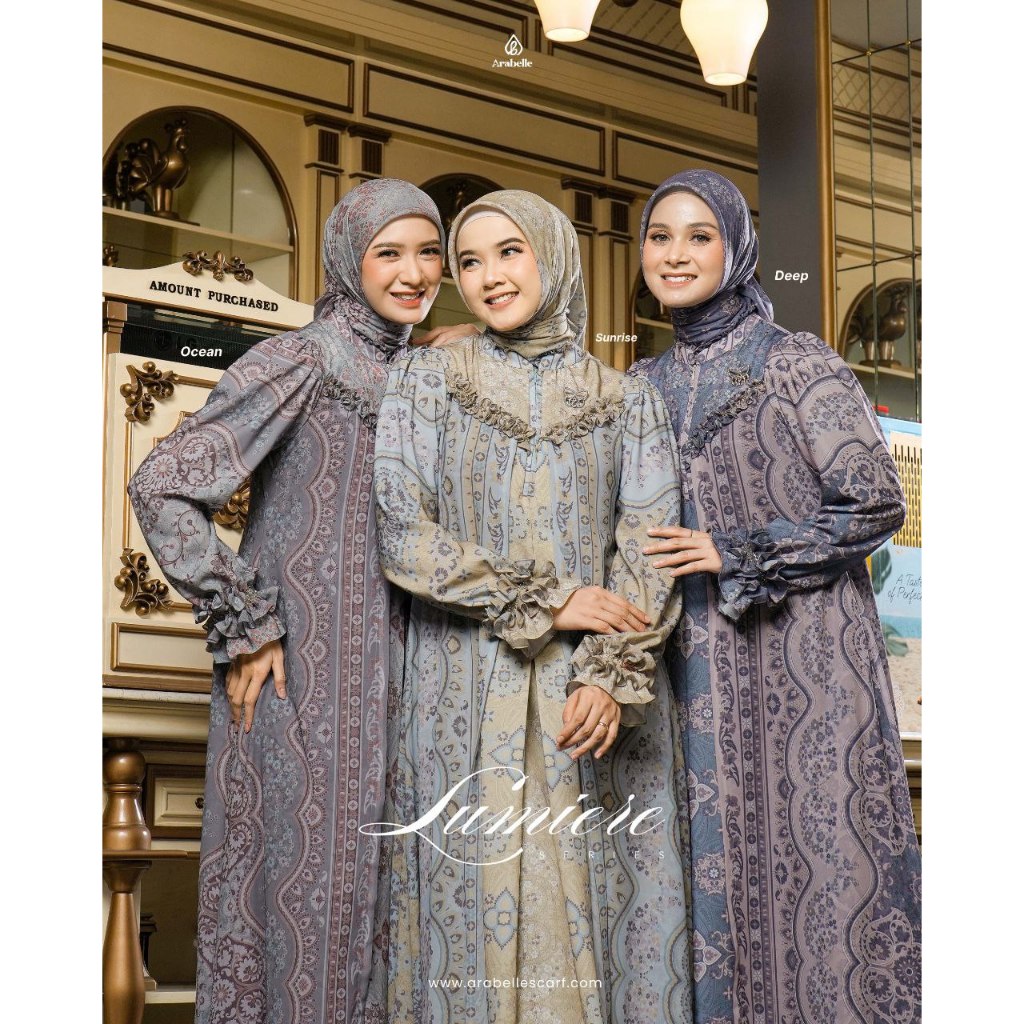 Arabelle Scarf Official/Lumiere Series/Gamis terbaru arabelle 2025
