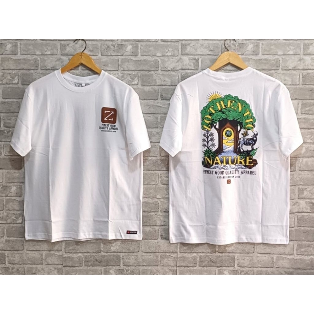 [BISA COD] Kaos clothing/zothentic/ Kaos Premium/ Kaos Distro/Kaos Skate/Kaos Pria