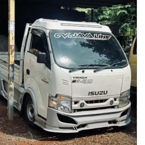 bando/jumin traga+ lampu strobo bahan dari plat besi