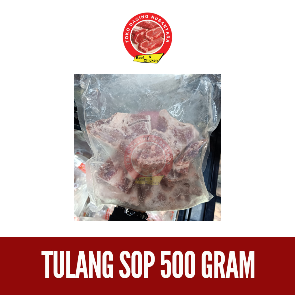 Tulang Sop 500 Gram / Tulang Sop Sapi Frozen