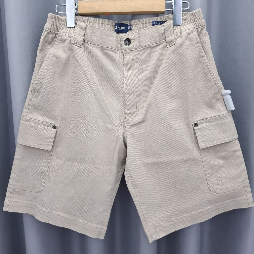 Celana Cargo Pendek Pria 3Second Regular Fit Katun Spandex Tristan Original