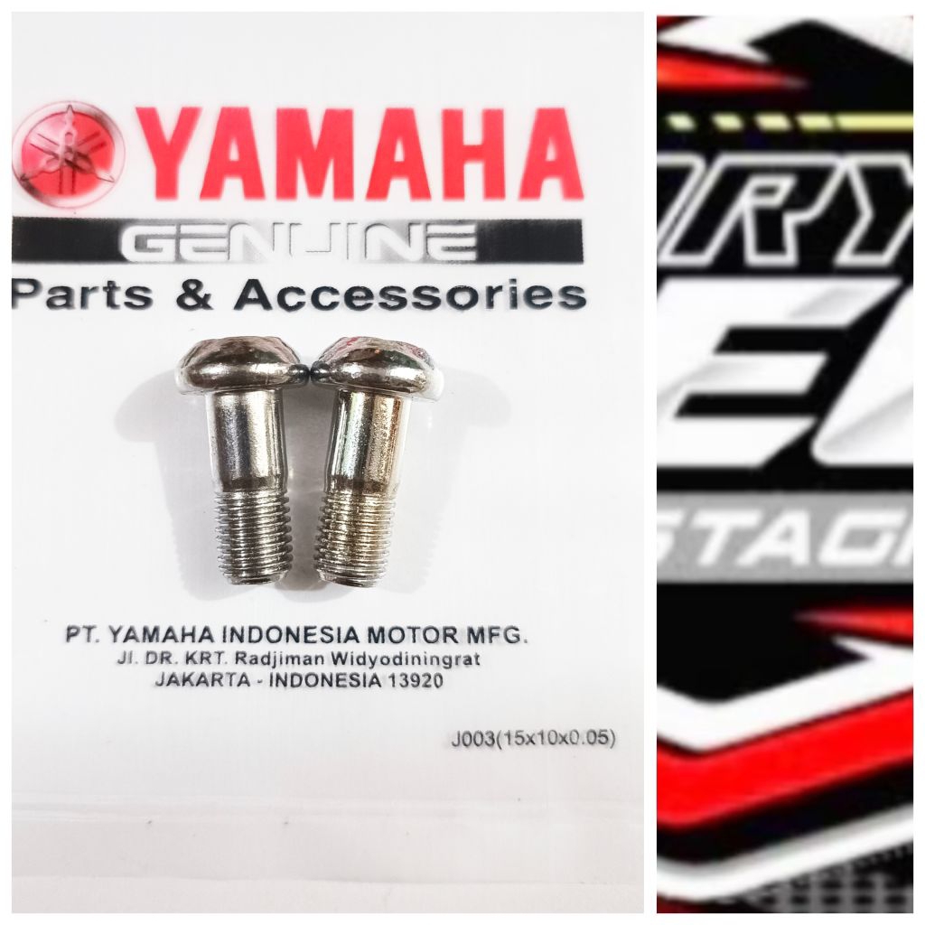 baut kaliper rem cakram yamaha mio smile mio j mio m3 Xeon fino set 2pcs pake kemasan