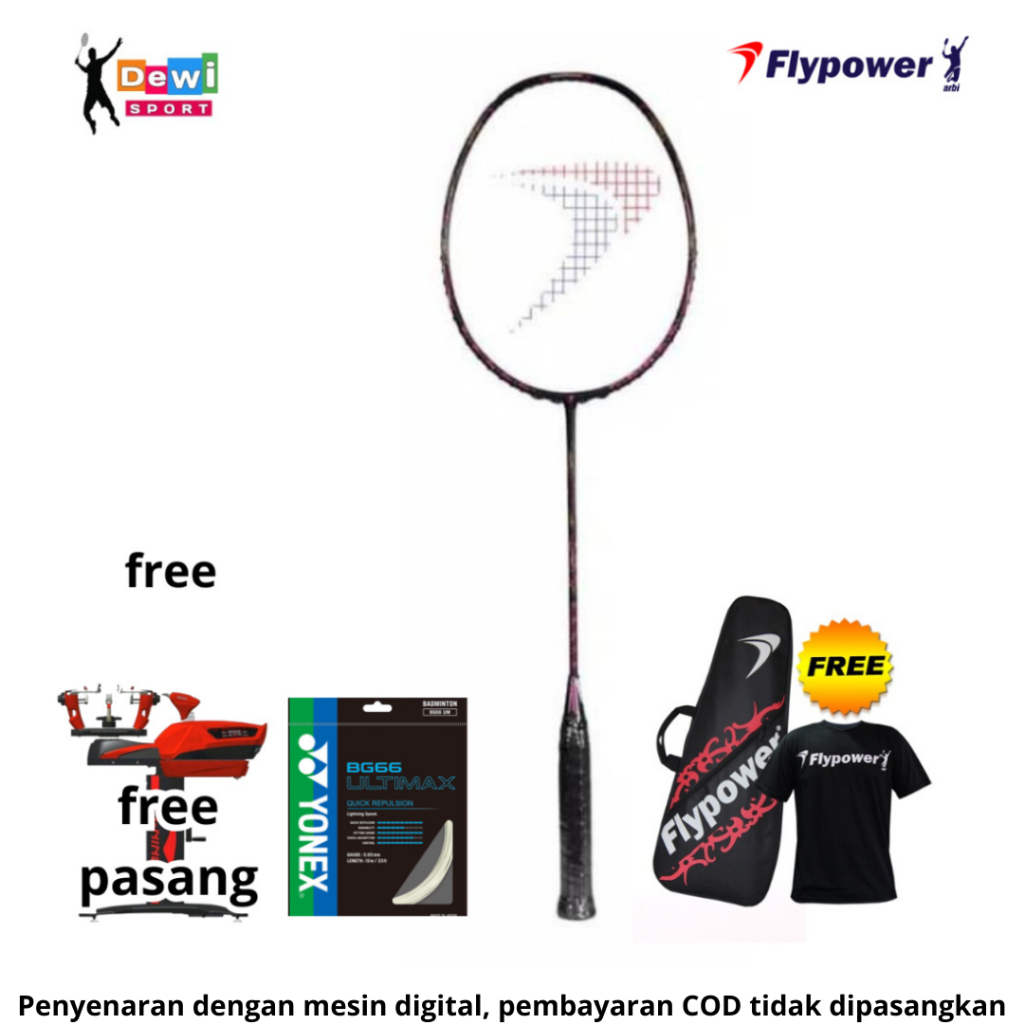 RAKET BADMINTON FLYPOWER COMET ORIGINAL