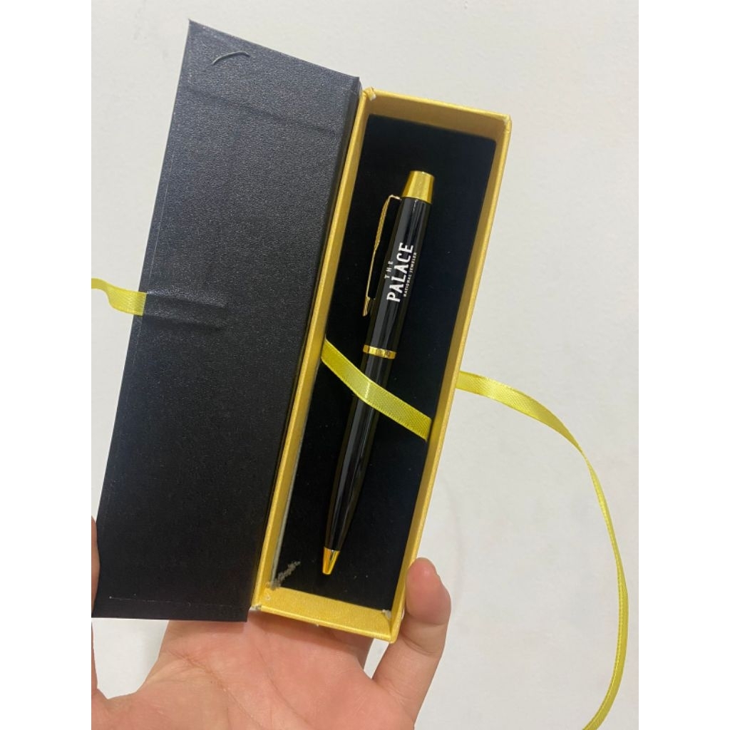 Free Custom Pulpen Parker Putar / Pen parker tw / Free Box Pita