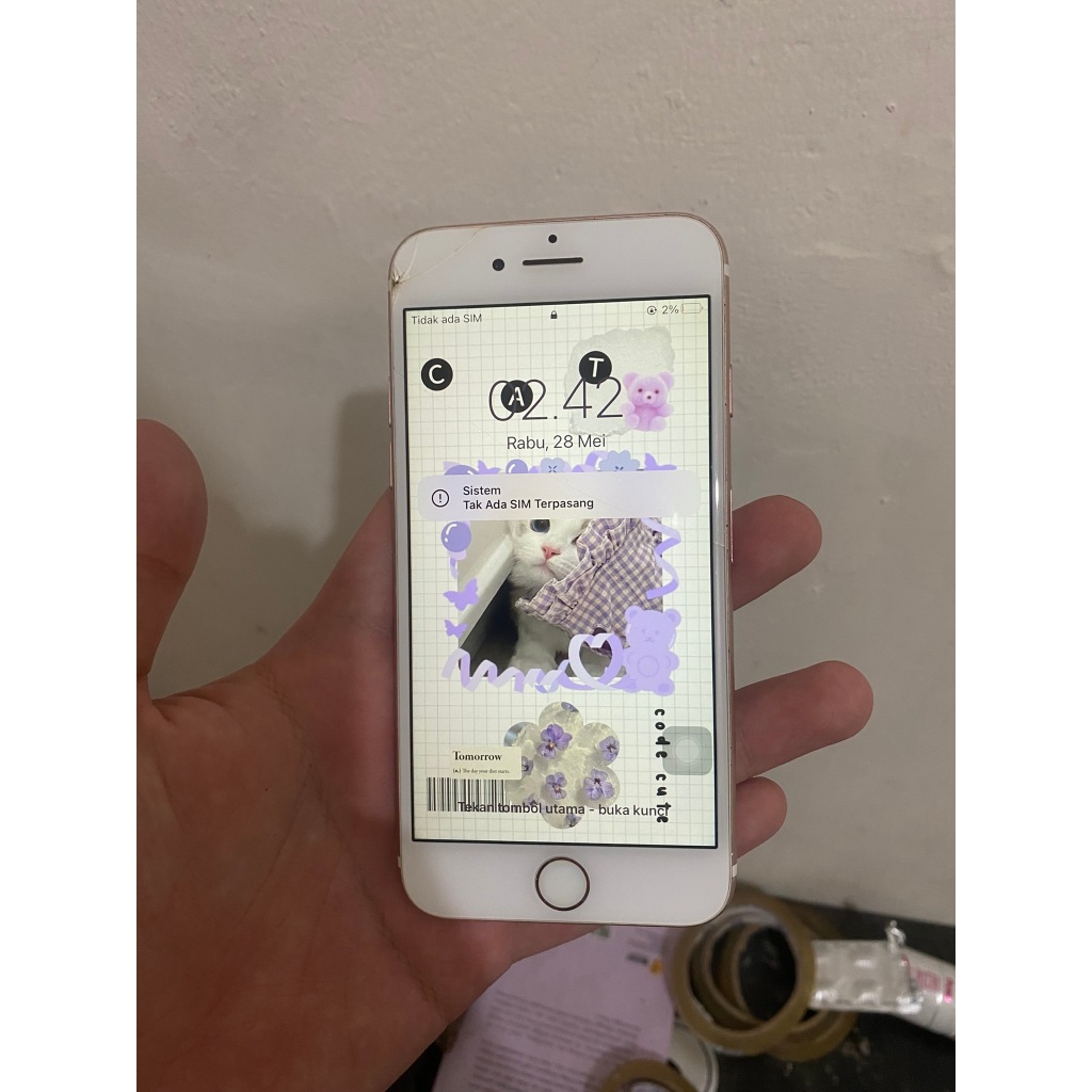 Iphone 7 128GB IBOX Rose Gold Second Fullset Mulus No Minus