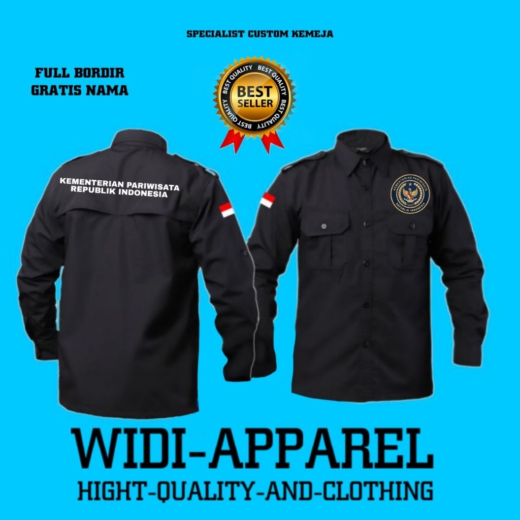 KEMEJA.TACTICAL.LENGAN.PANJANG.KEMENTRIAN.PARIWISATA.