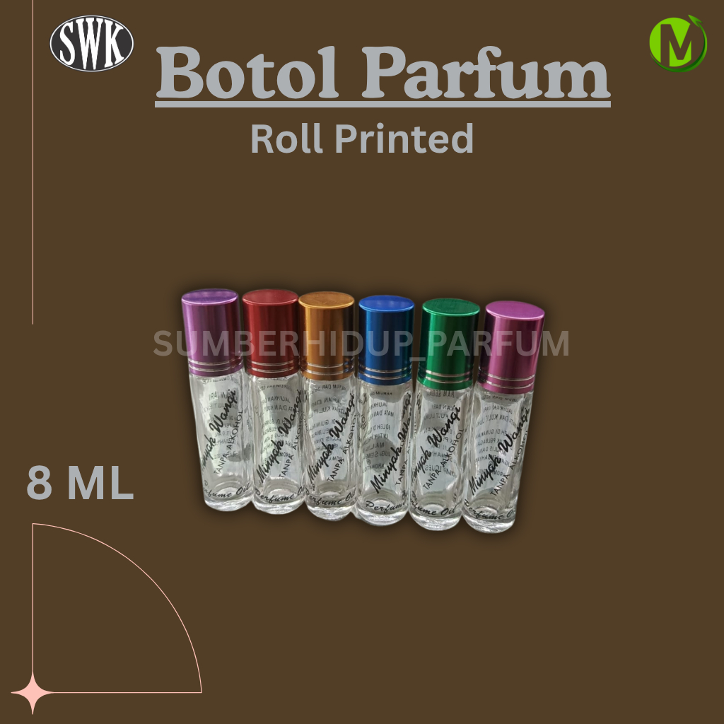 Botol Roll On Printing 8ML