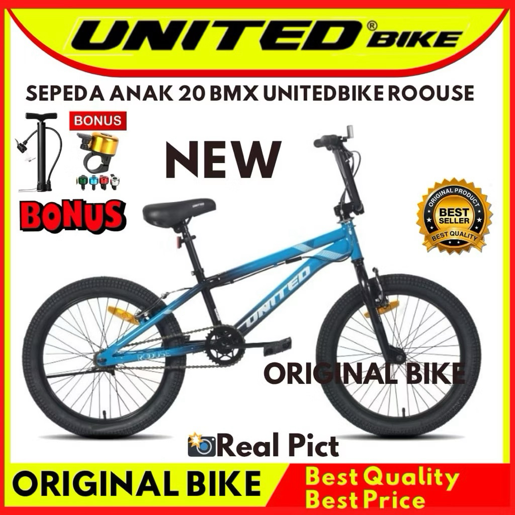 Sepeda Anak Laki Laki 20 BMX United DBASED/ROOUSE New