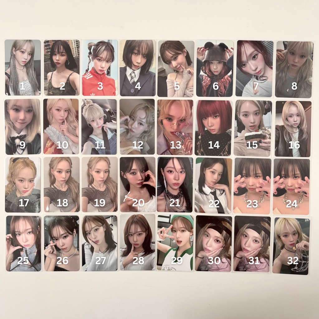 [READY STOCK PART 2] PC Photocard Aespa Official Karina Winter Giselle Ningning Whiplash Armageddon 