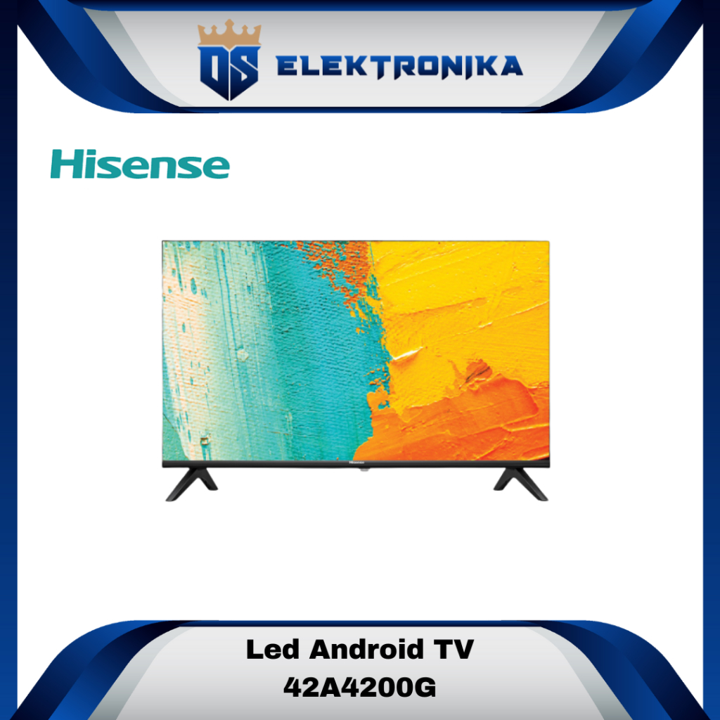 Hisense TV 43" A4200G 4K Google Smart TV Karaoke Function-Bezelless Design-Dolby Audio