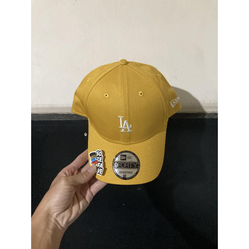 TOPI NEW ERA 940 x MLB LA DODGERS COLOR ERA MINI LOGO MUSTARD ORIGINAL NO BOX