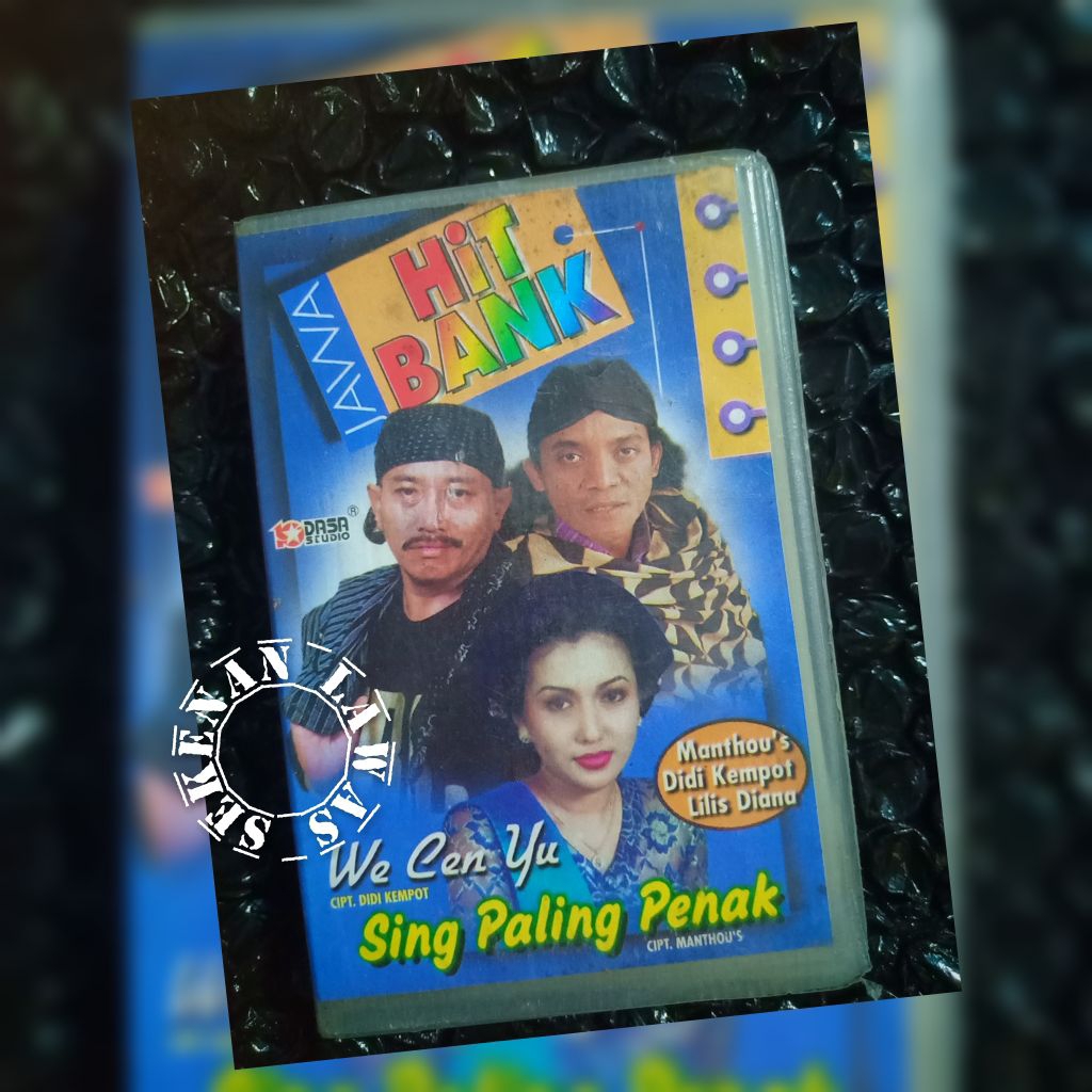 Kaset Jawa Hit Bank / Didi Kempot,Manthous,Basuki dkk (Cover Dalam Ada Noda Bekas Lembab)