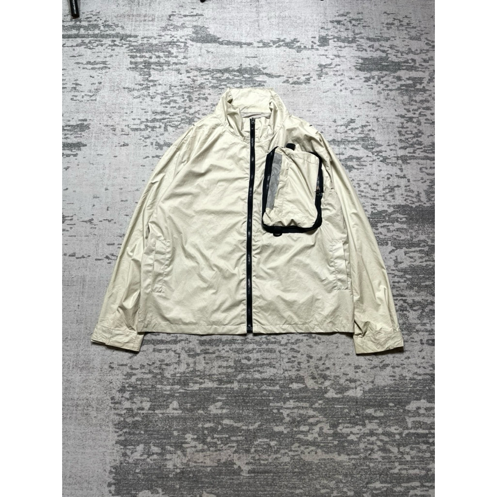 Motifest nylon garments pocket back softshell jacket