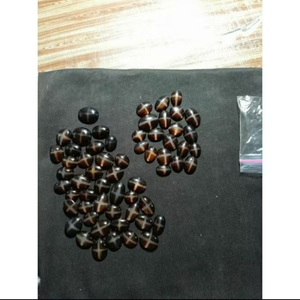 BATU AKIK YAMAN WULUNG MOTIF TAPAK JALAK ASLI NATURAL ALAM 100%