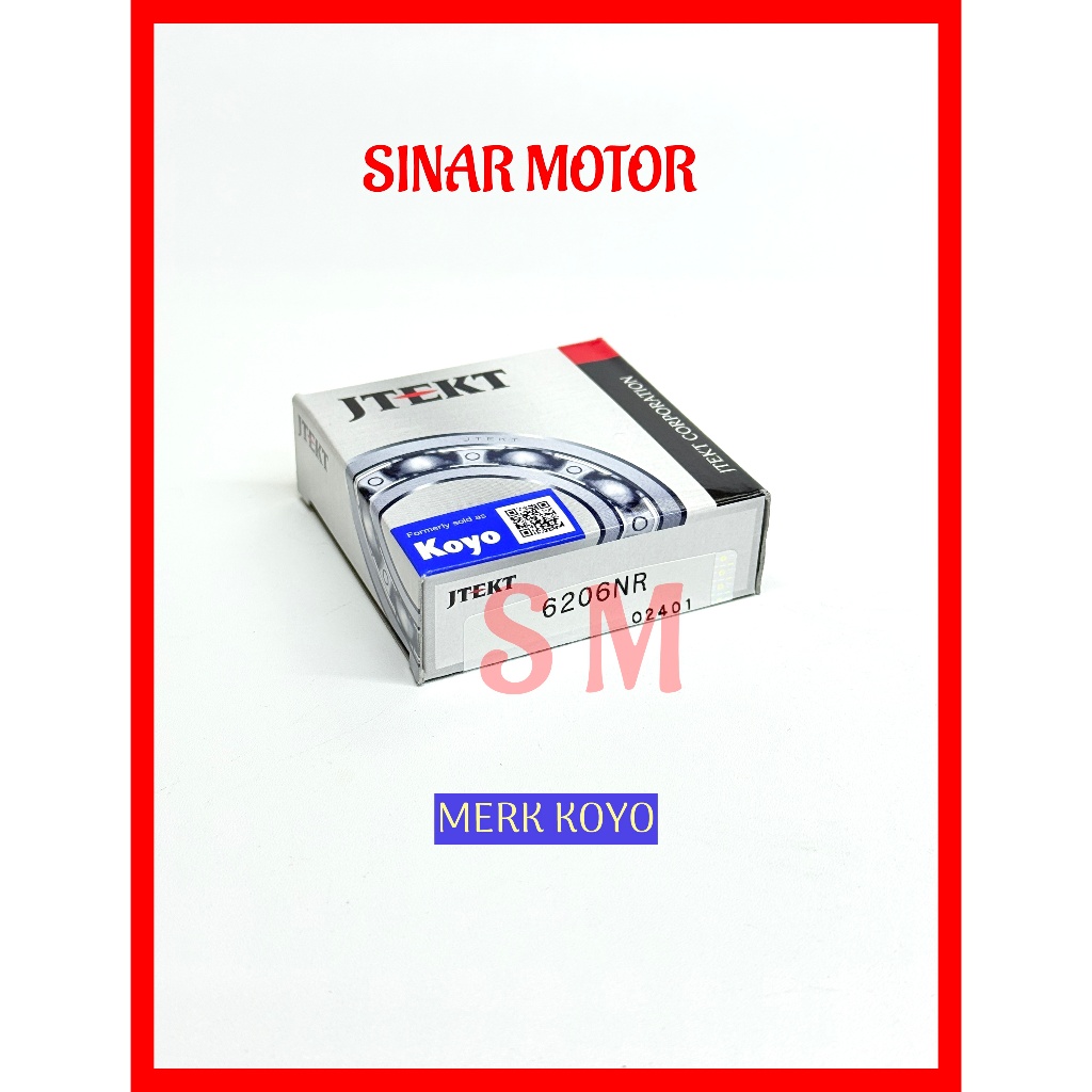 BEARING 6206NR KOYO 6206 NR KOYO