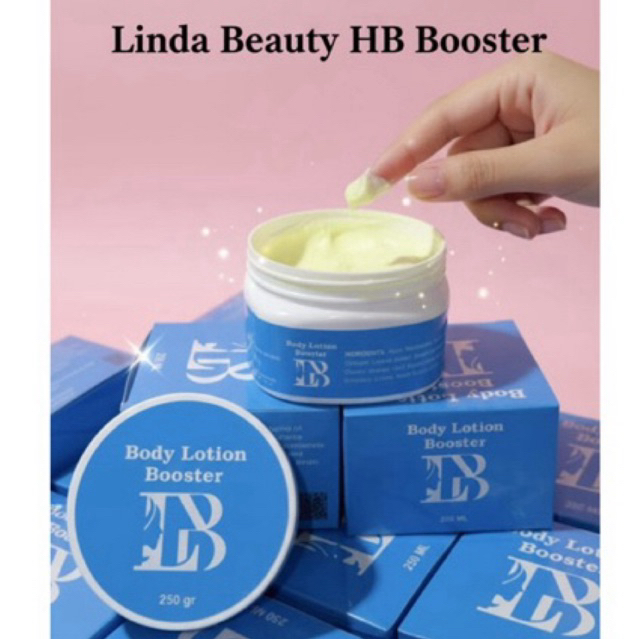 Linda Beauty HB Body Booster | Body Lotion Pemutih & Pencerah Kulit Badan Glowing | AHA Niacinamide 