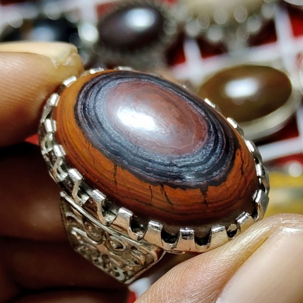 batu akik motif puser ati ayam